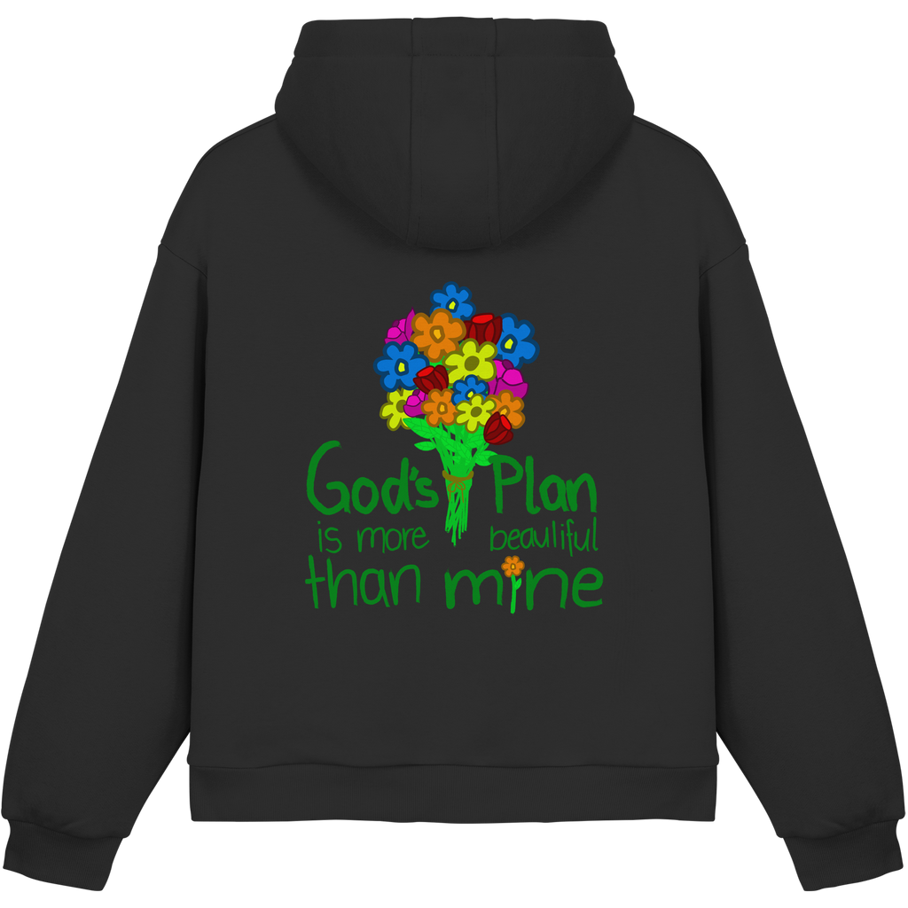 Trust in Gods Plan - Fluffy Boxcut Hoodie