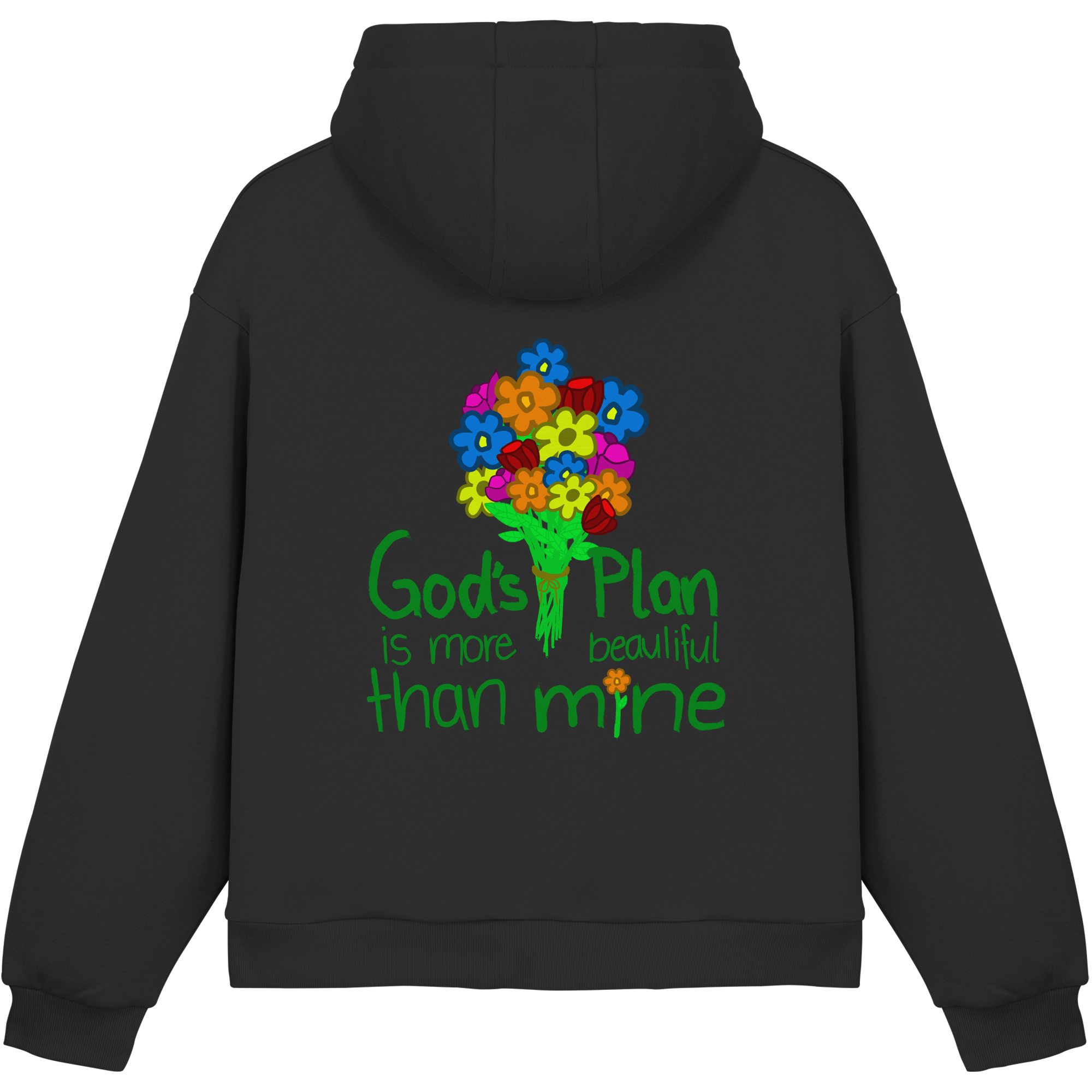 Trust in Gods Plan - Fluffy Boxcut Hoodie