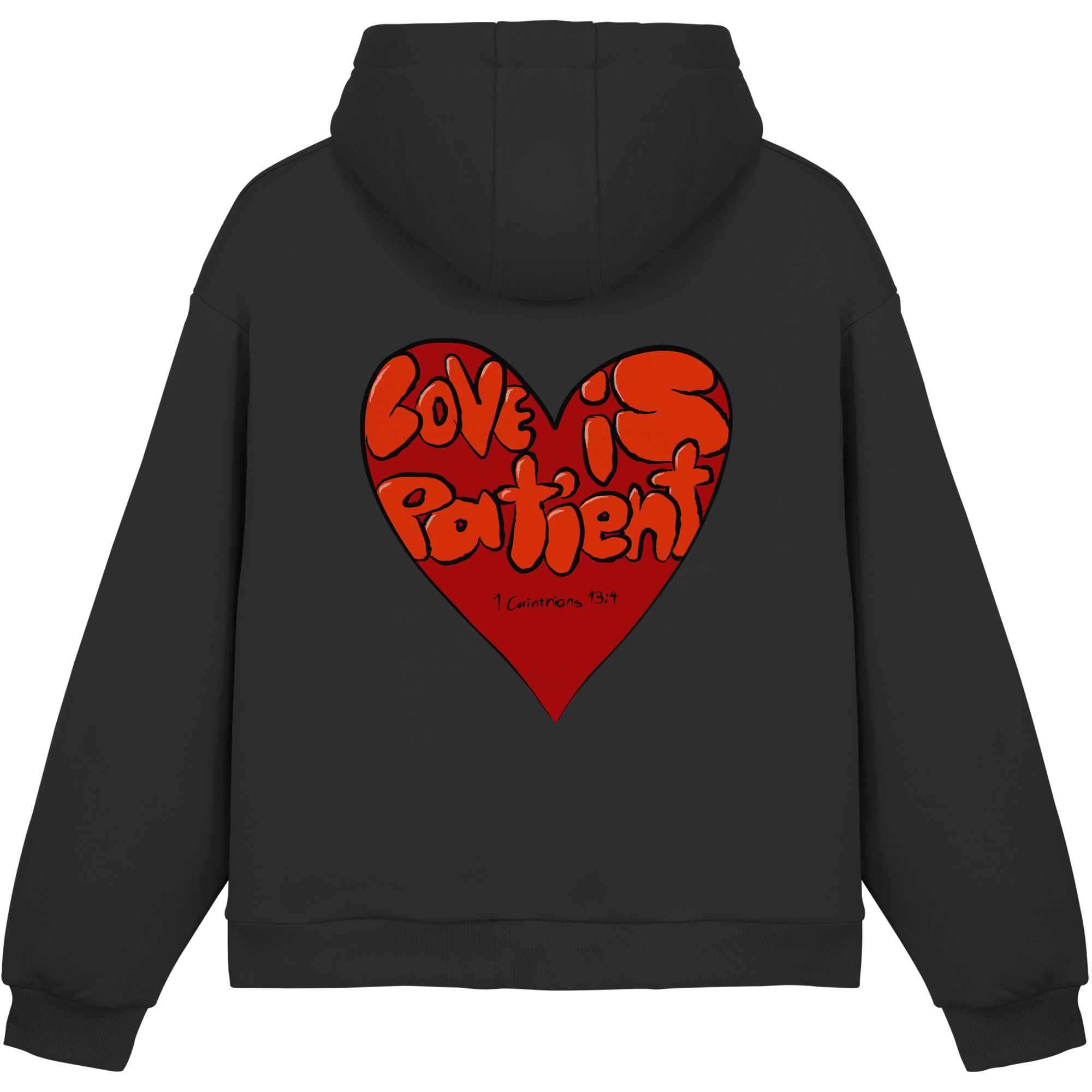 Love is Patient - Fluffy Boxcut Hoodie