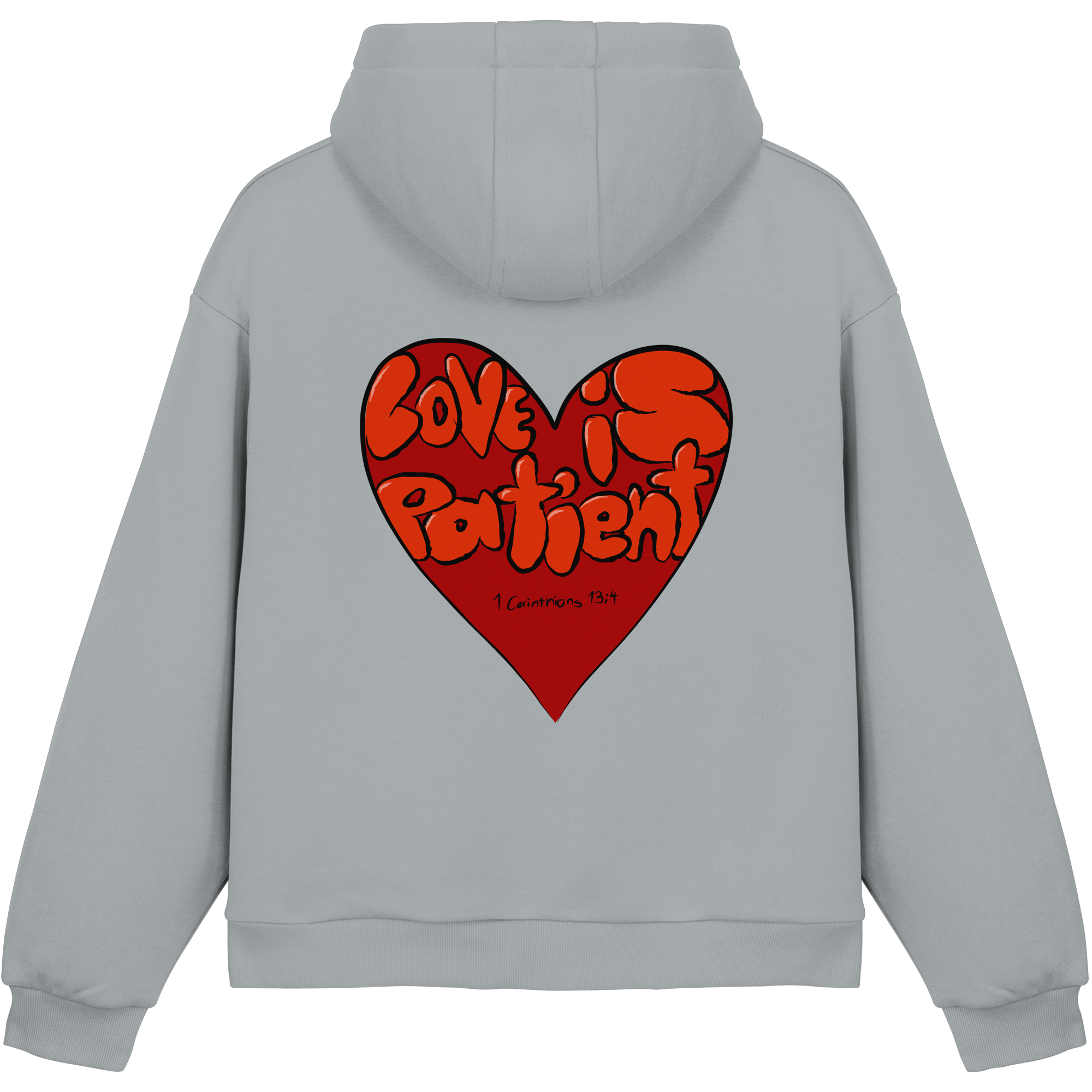 Love is Patient - Fluffy Boxcut Hoodie