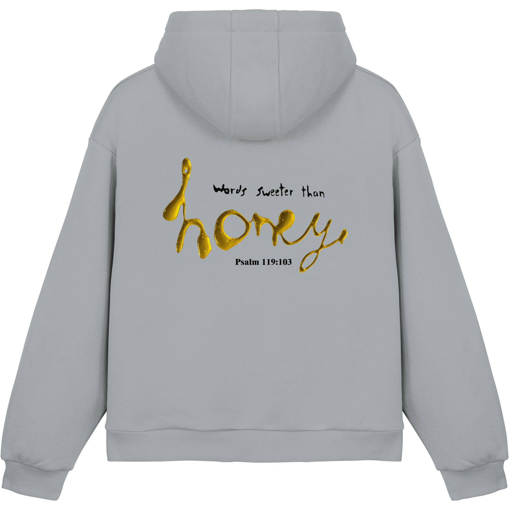 Words sweeter than Honey - Fluffy Boxcut Hoodie