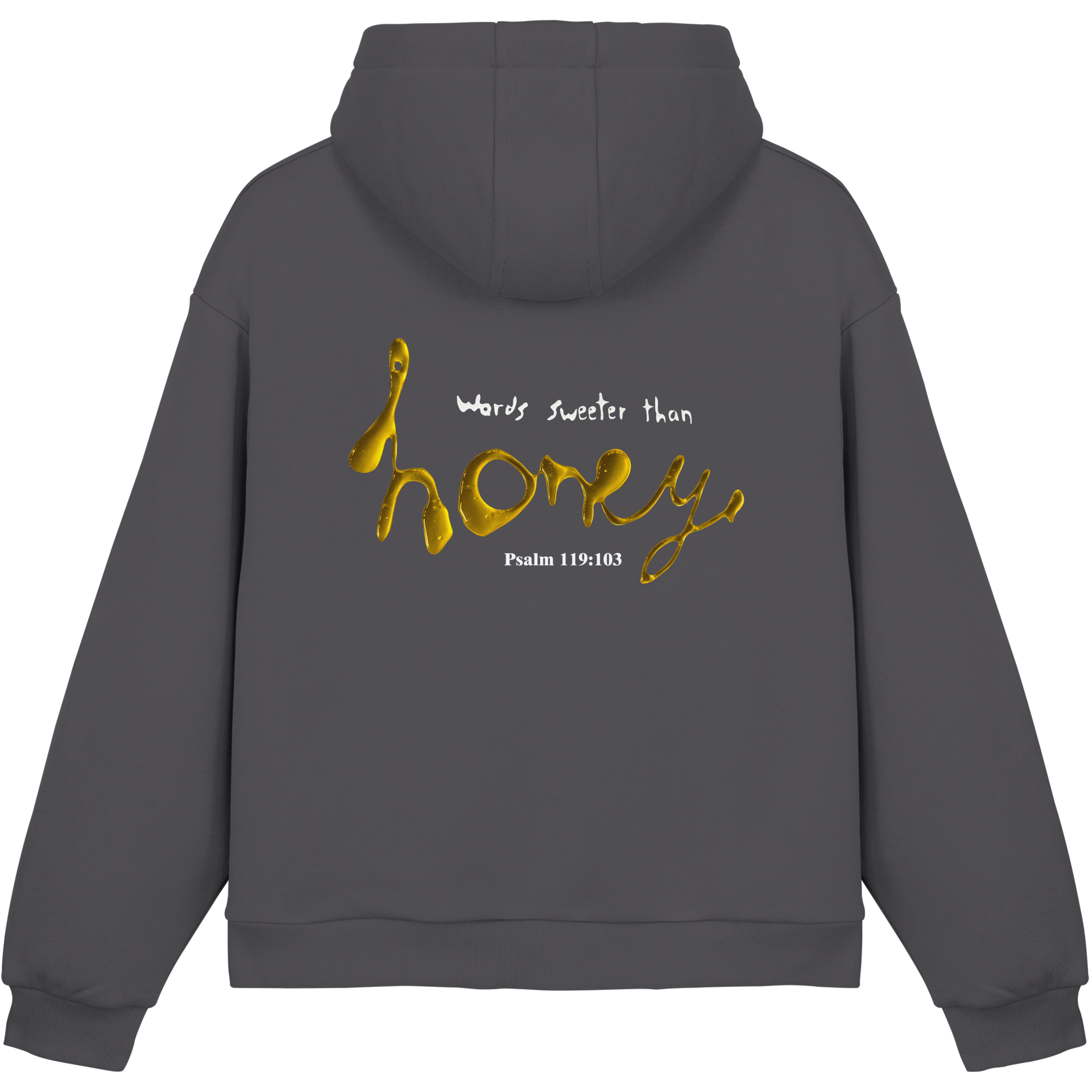 Words sweeter than Honey - Fluffy Boxcut Hoodie