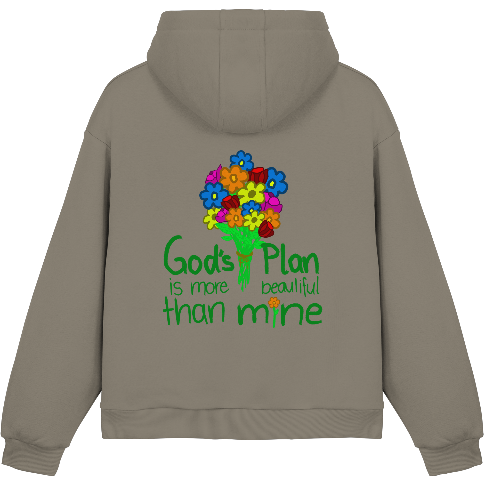 Trust in Gods Plan - Fluffy Boxcut Hoodie