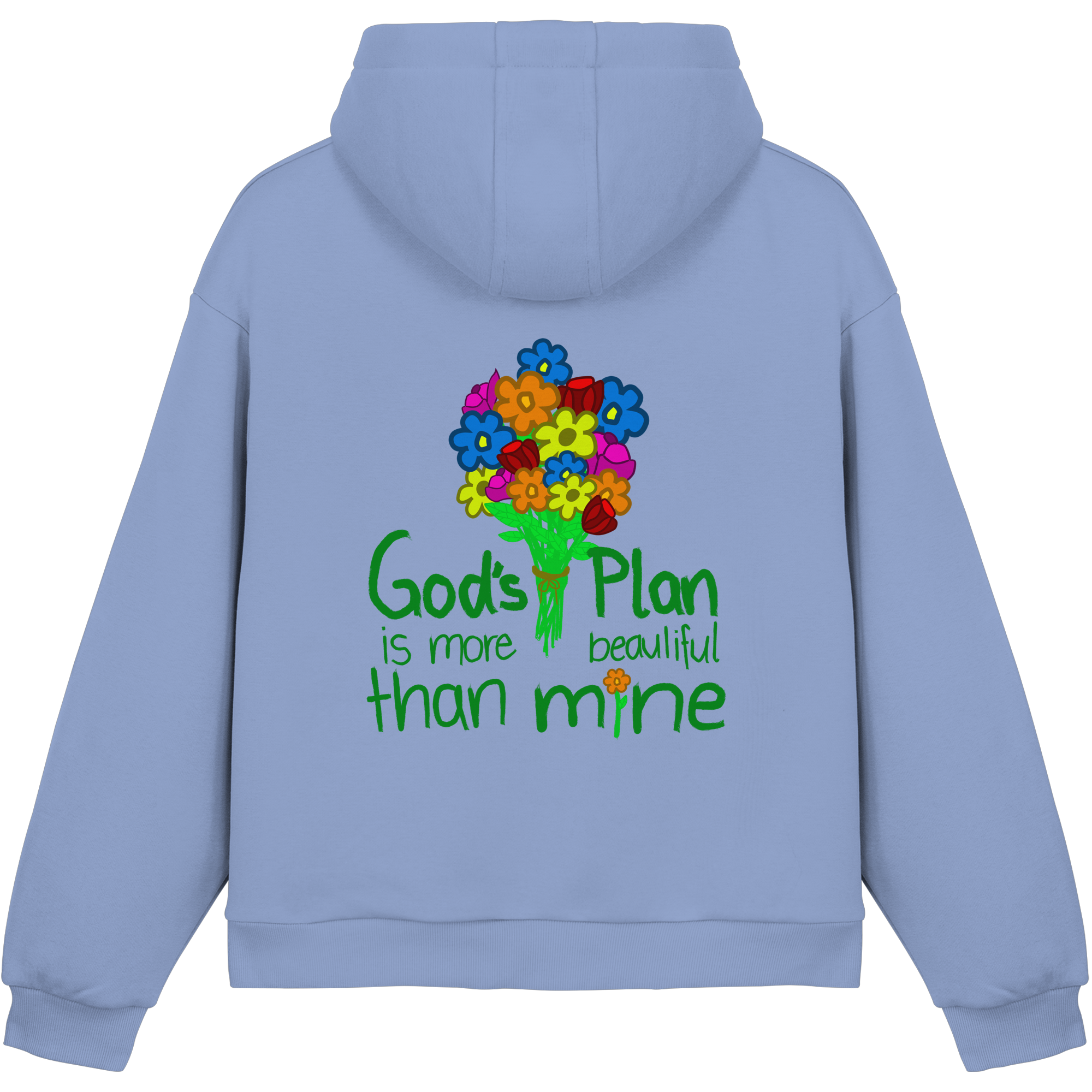 Trust in Gods Plan - Fluffy Boxcut Hoodie
