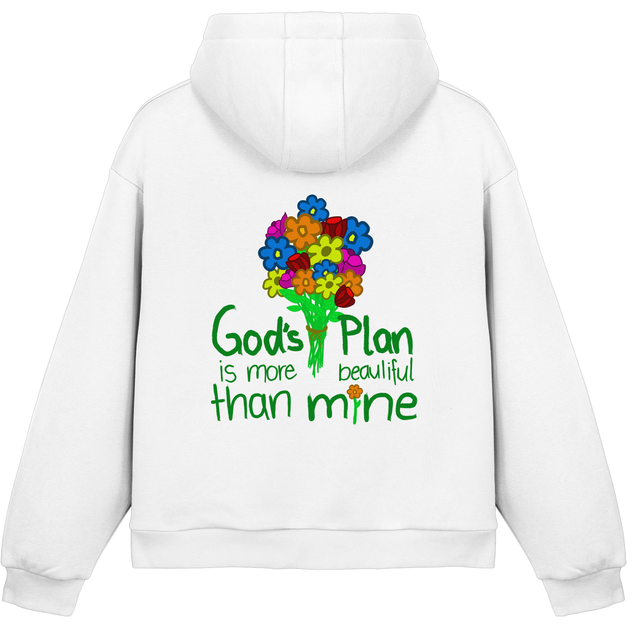 Trust in Gods Plan - Fluffy Boxcut Hoodie