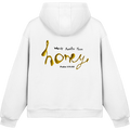 Words sweeter than Honey - Fluffy Boxcut Hoodie