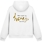 Words sweeter than Honey - Fluffy Boxcut Hoodie