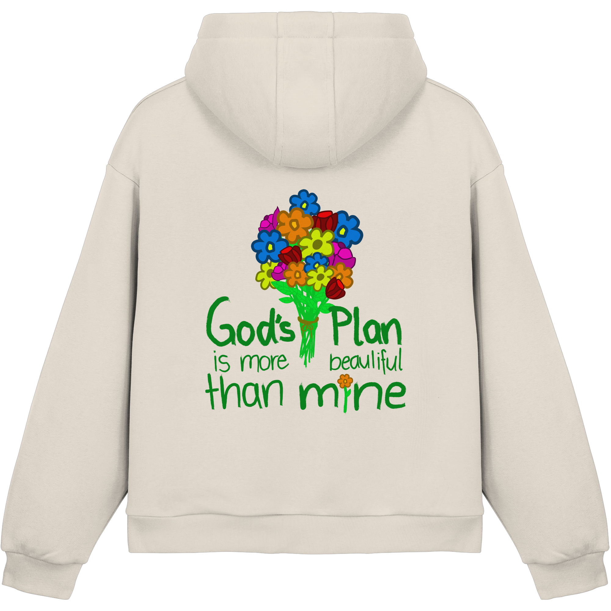 Trust in Gods Plan - Fluffy Boxcut Hoodie