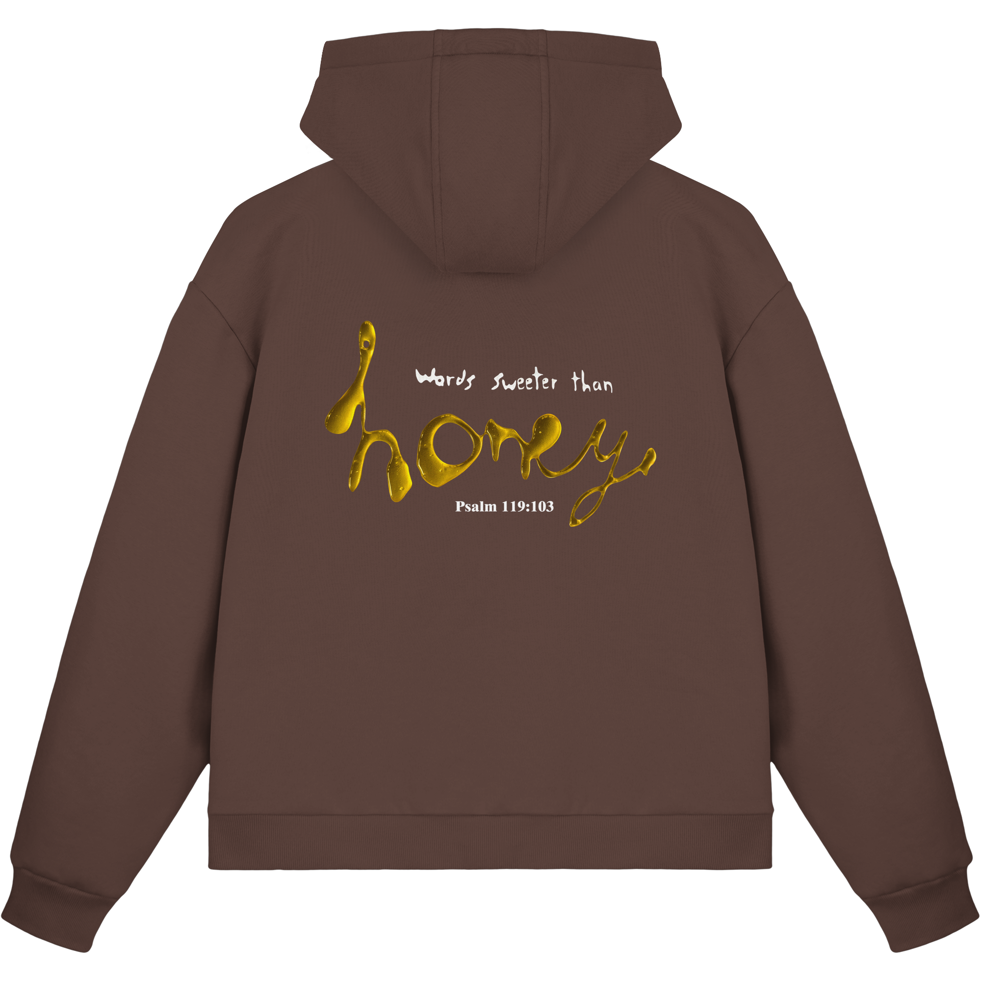 Words sweeter than Honey - Fluffy Boxcut Zipper