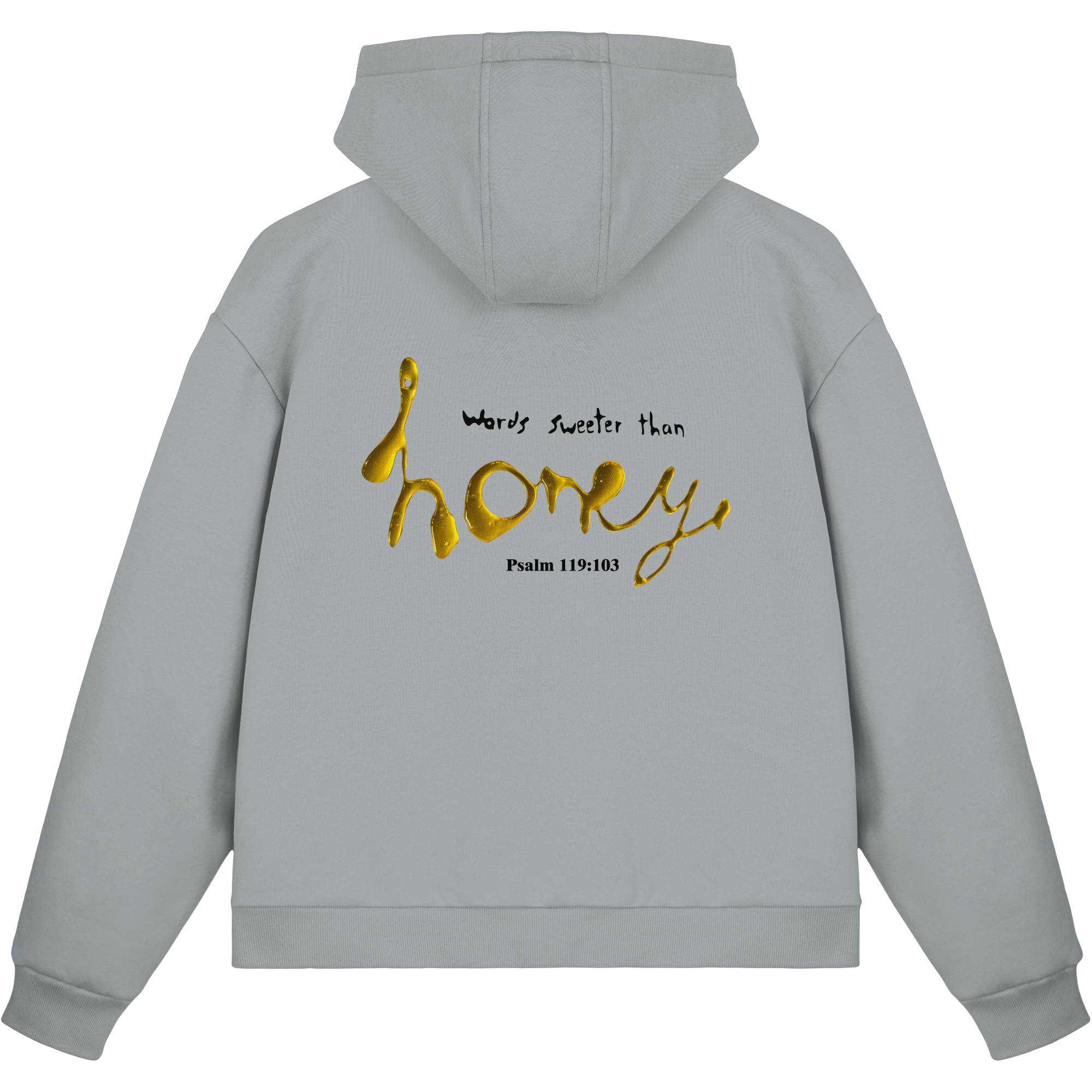 Words sweeter than Honey - Fluffy Boxcut Zipper