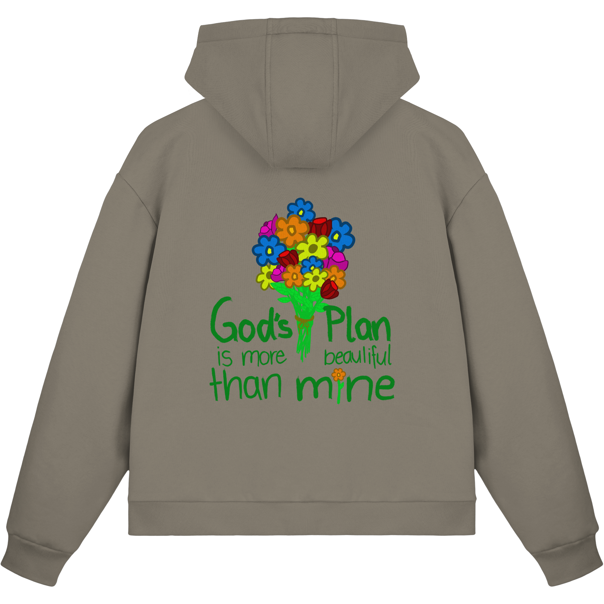 Trust in Gods Plan - Fluffy Boxcut Zipper