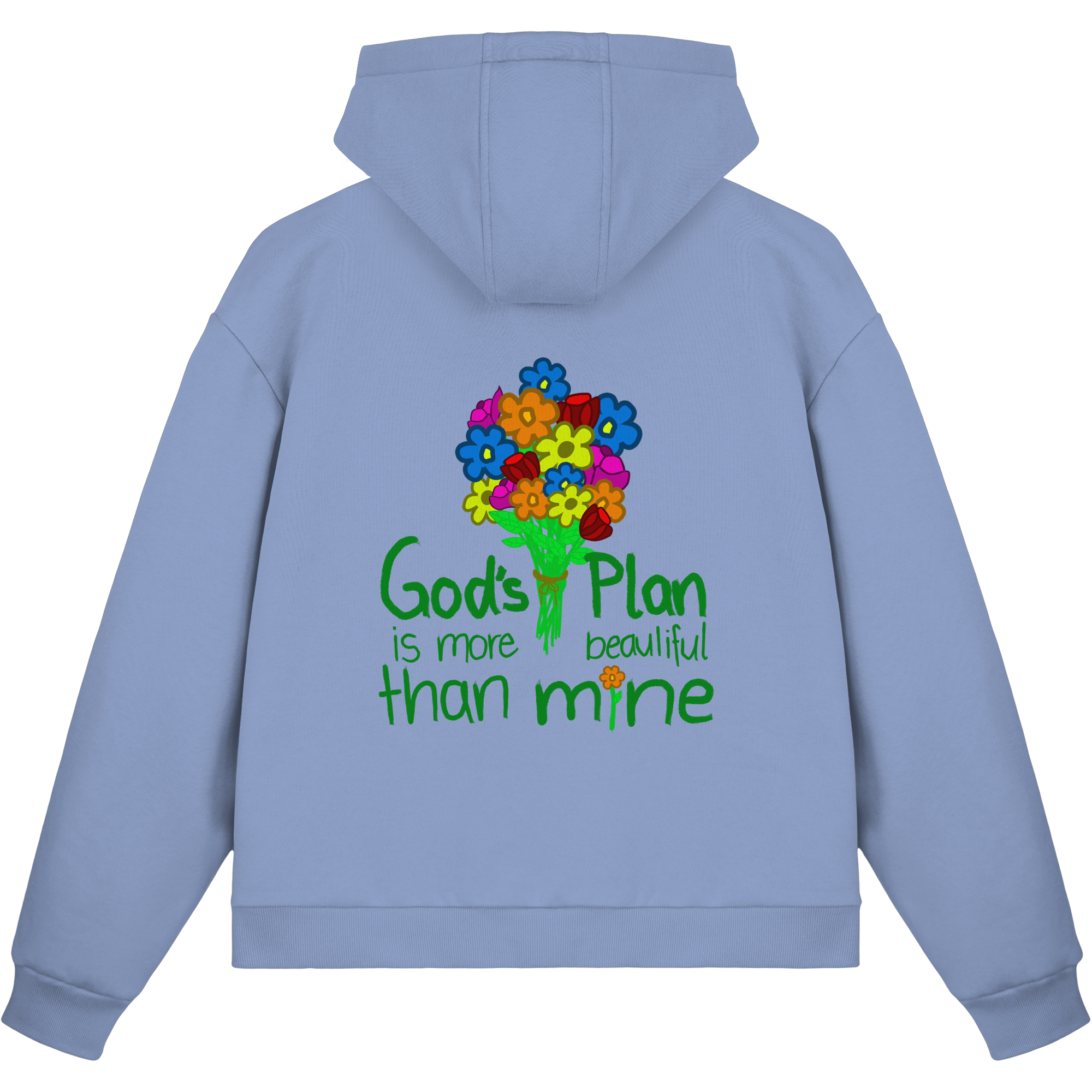 Trust in Gods Plan - Fluffy Boxcut Zipper