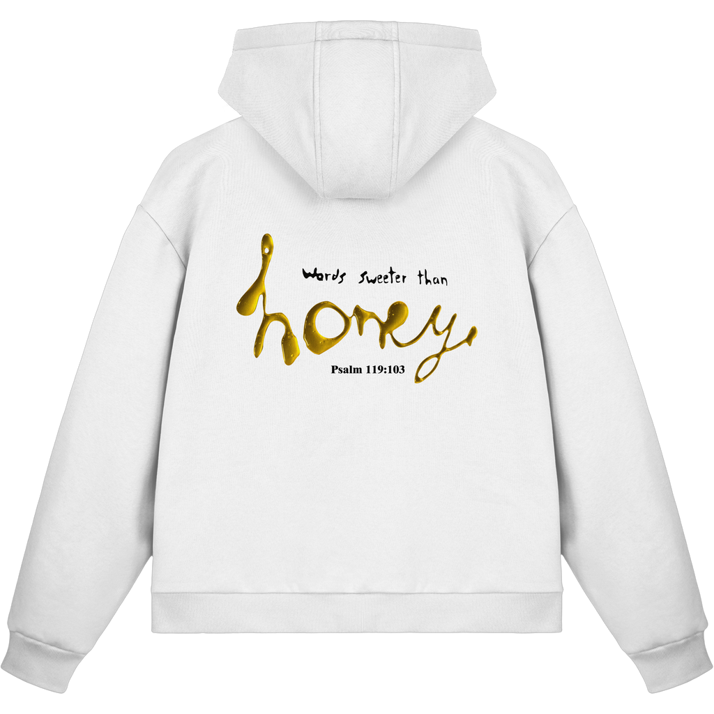 Words sweeter than Honey - Fluffy Boxcut Zipper