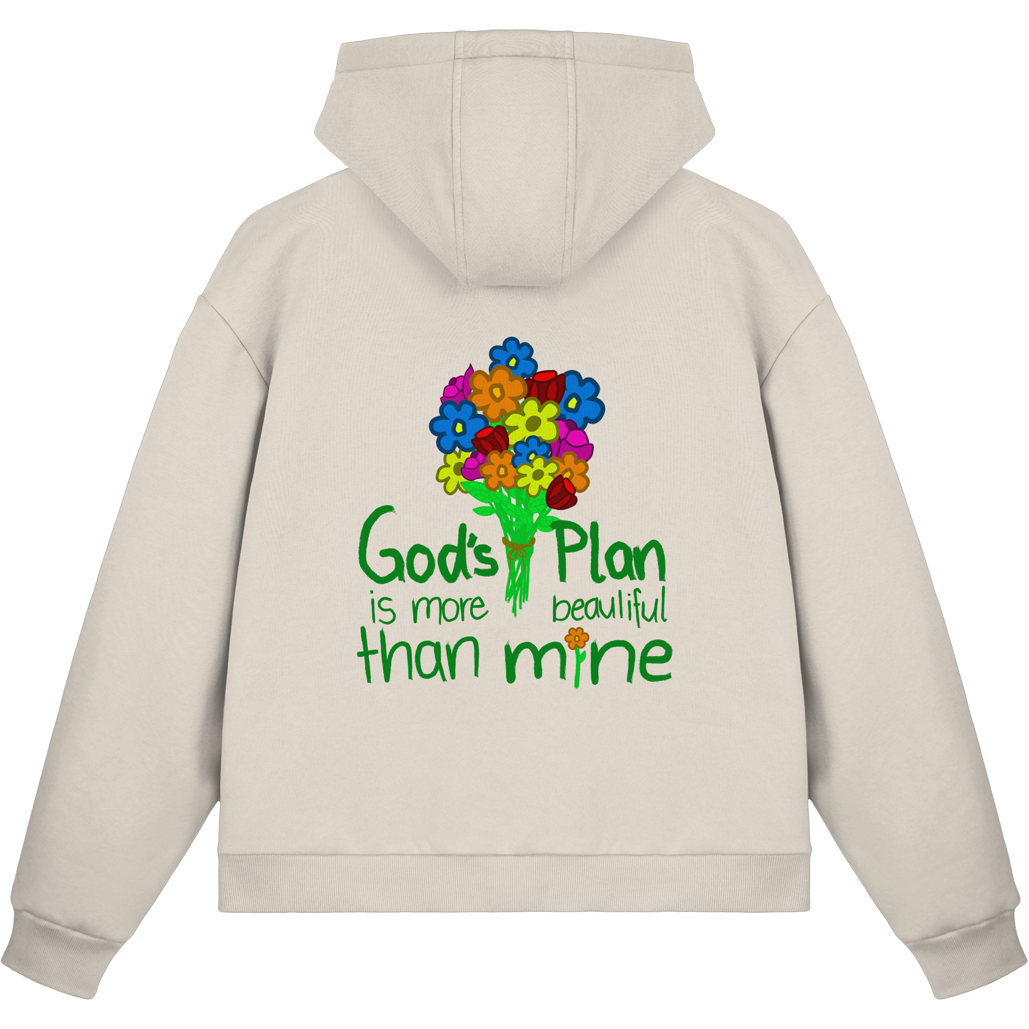 Trust in Gods Plan - Fluffy Boxcut Zipper