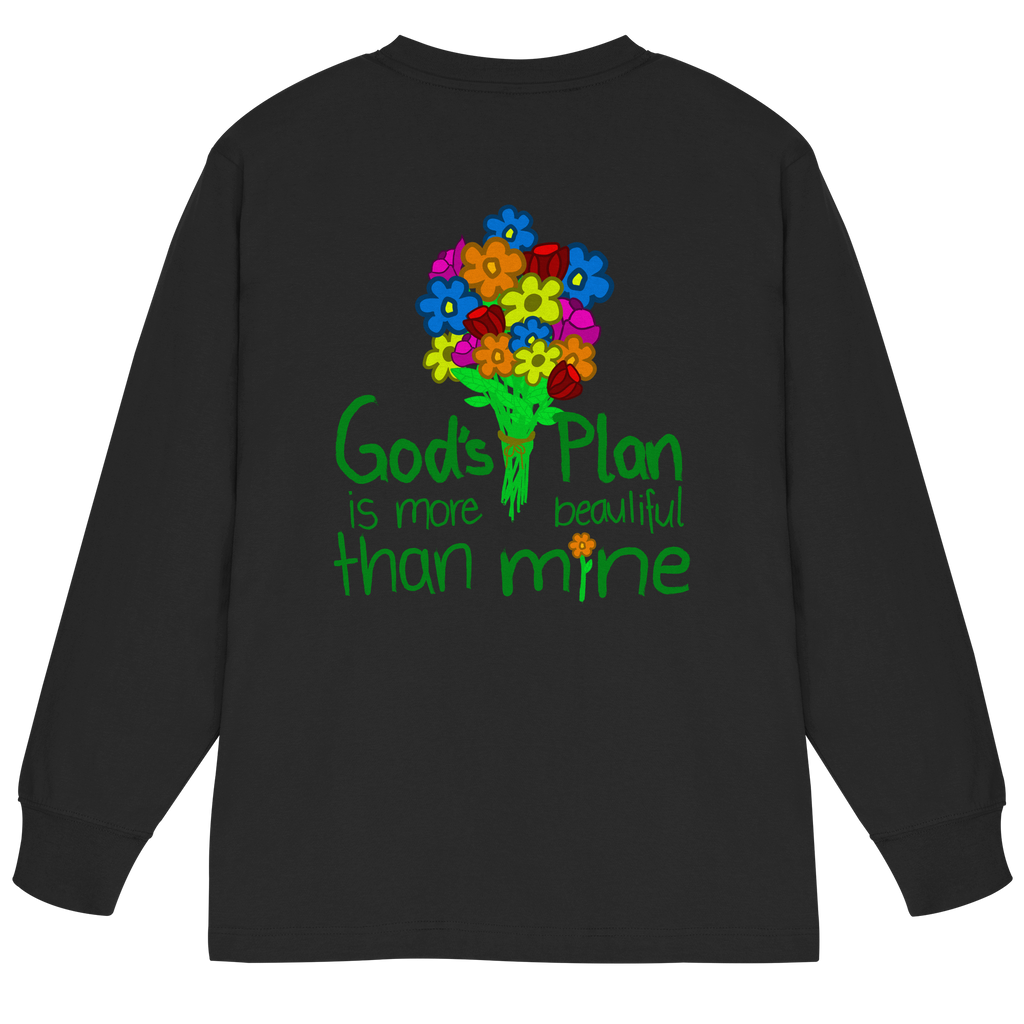 Trust in Gods Plan - Organic Heavy Oversized Longsleeve T-Shirt