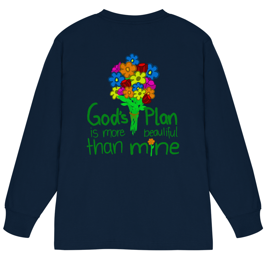 Trust in Gods Plan - Organic Heavy Oversized Longsleeve T-Shirt