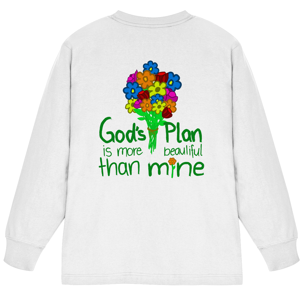 Trust in Gods Plan - Organic Heavy Oversized Longsleeve T-Shirt