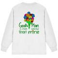 Trust in Gods Plan - Organic Heavy Oversized Longsleeve T-Shirt