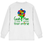 Trust in Gods Plan - Organic Heavy Oversized Longsleeve T-Shirt
