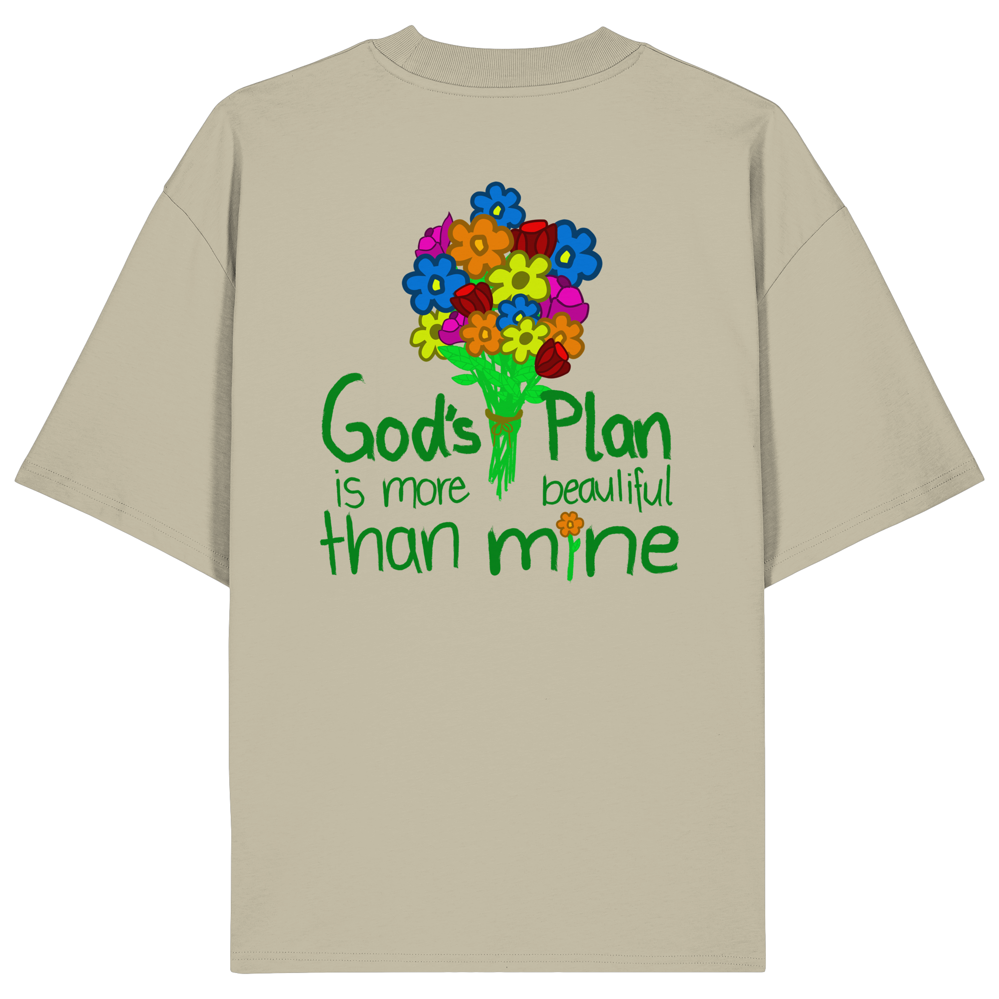 Trust in Gods Plan - Organic Oversize Shirt