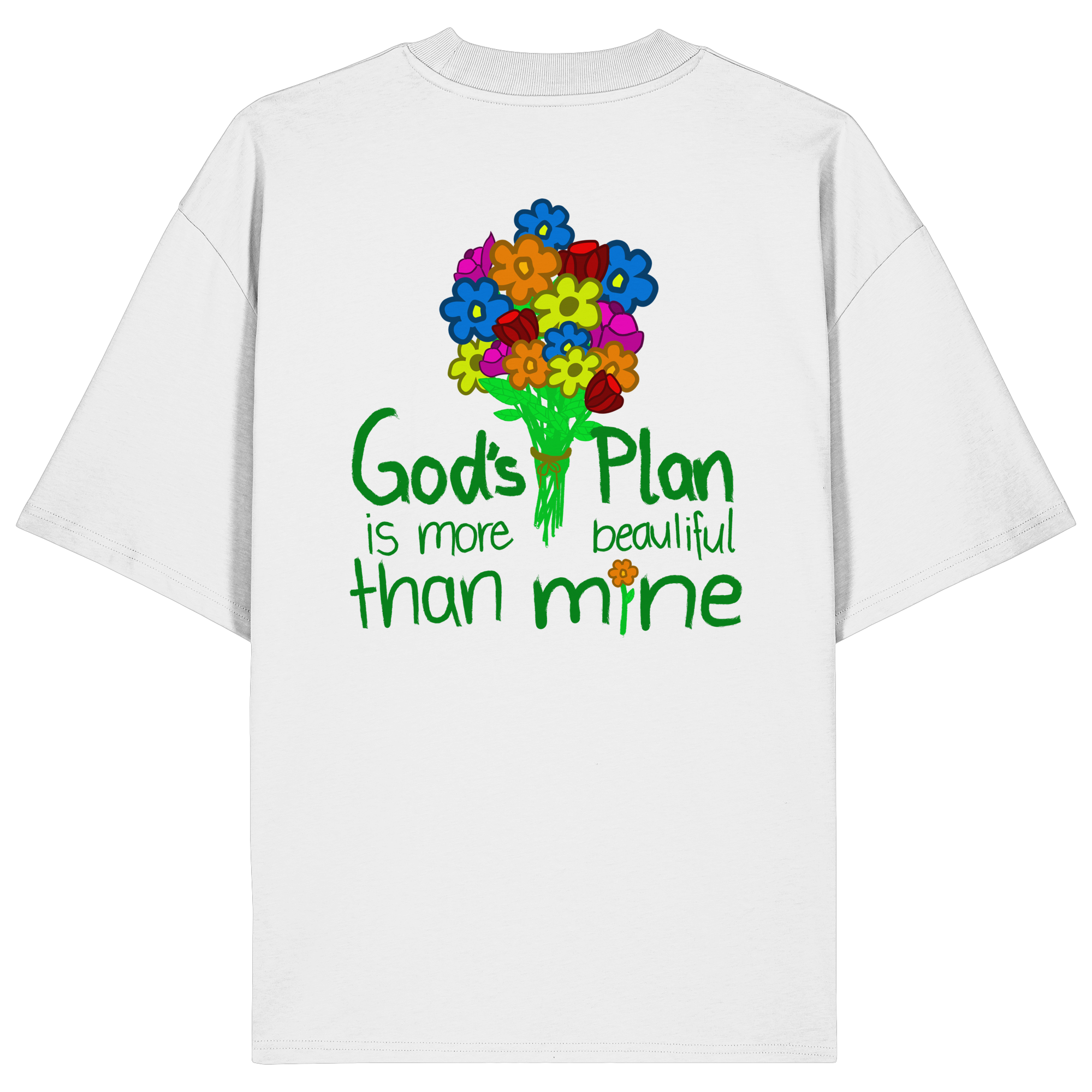 Trust in Gods Plan - Organic Oversize Shirt