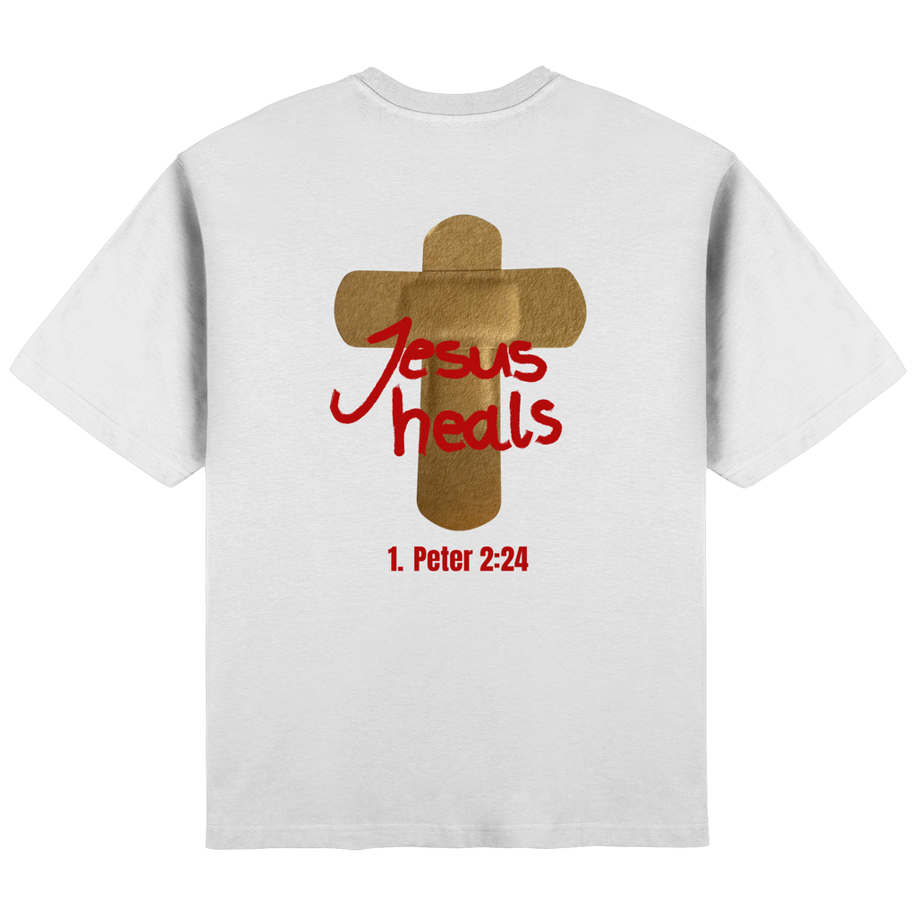 Jesus heals - Streetwear Oversized T-Shirt