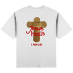 Jesus heals - Streetwear Oversized T-Shirt