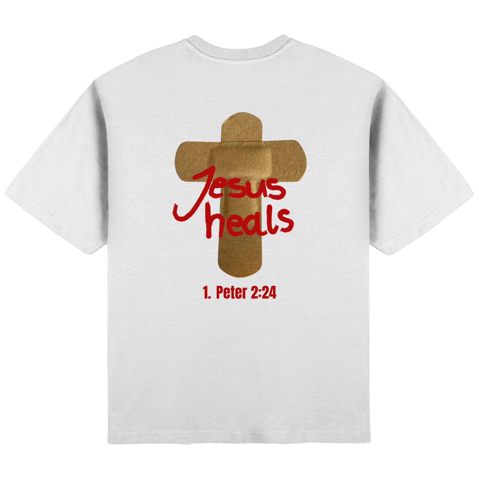 Jesus heals - Streetwear Oversized T-Shirt