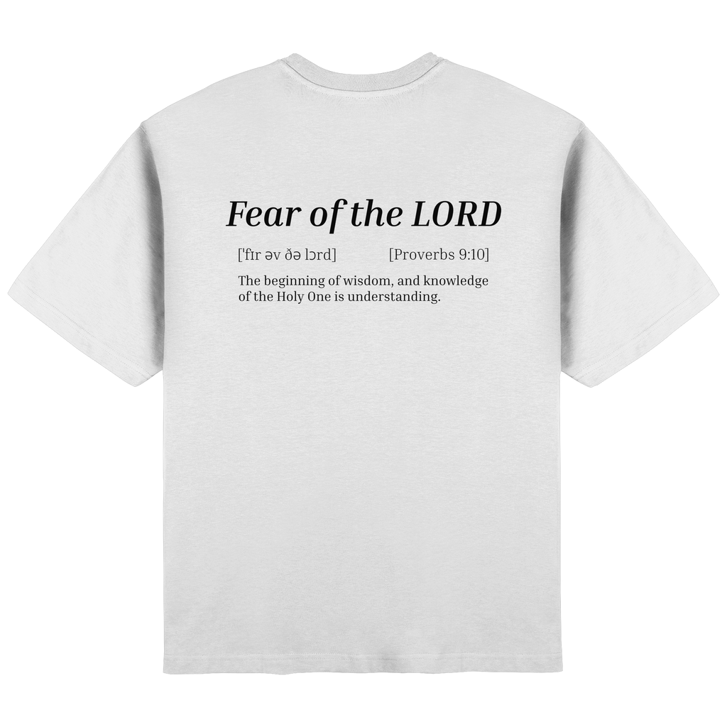 Fear of the Lord - Streetwear Oversized T-Shirt