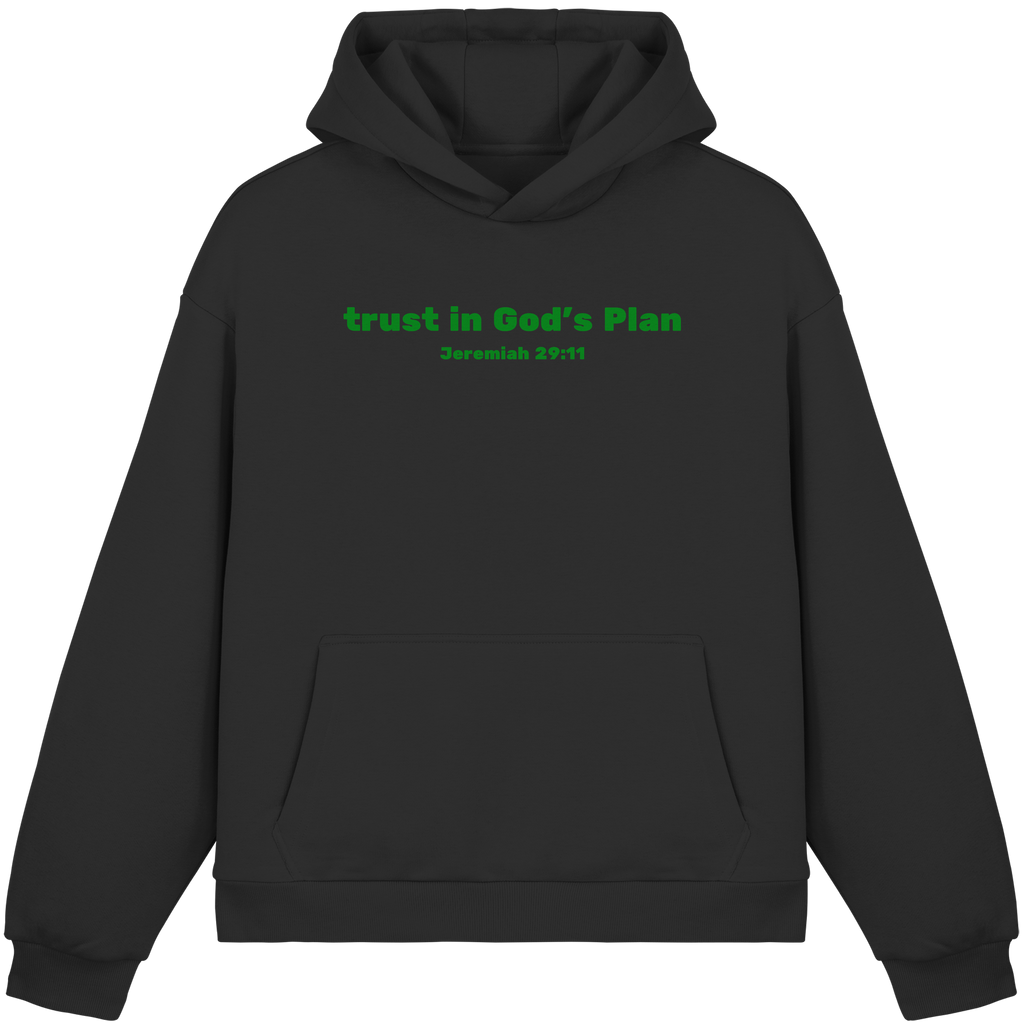 Trust in Gods Plan - Fluffy Boxcut Hoodie