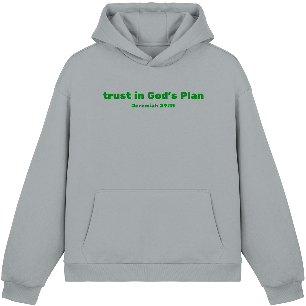 Trust in Gods Plan - Fluffy Boxcut Hoodie
