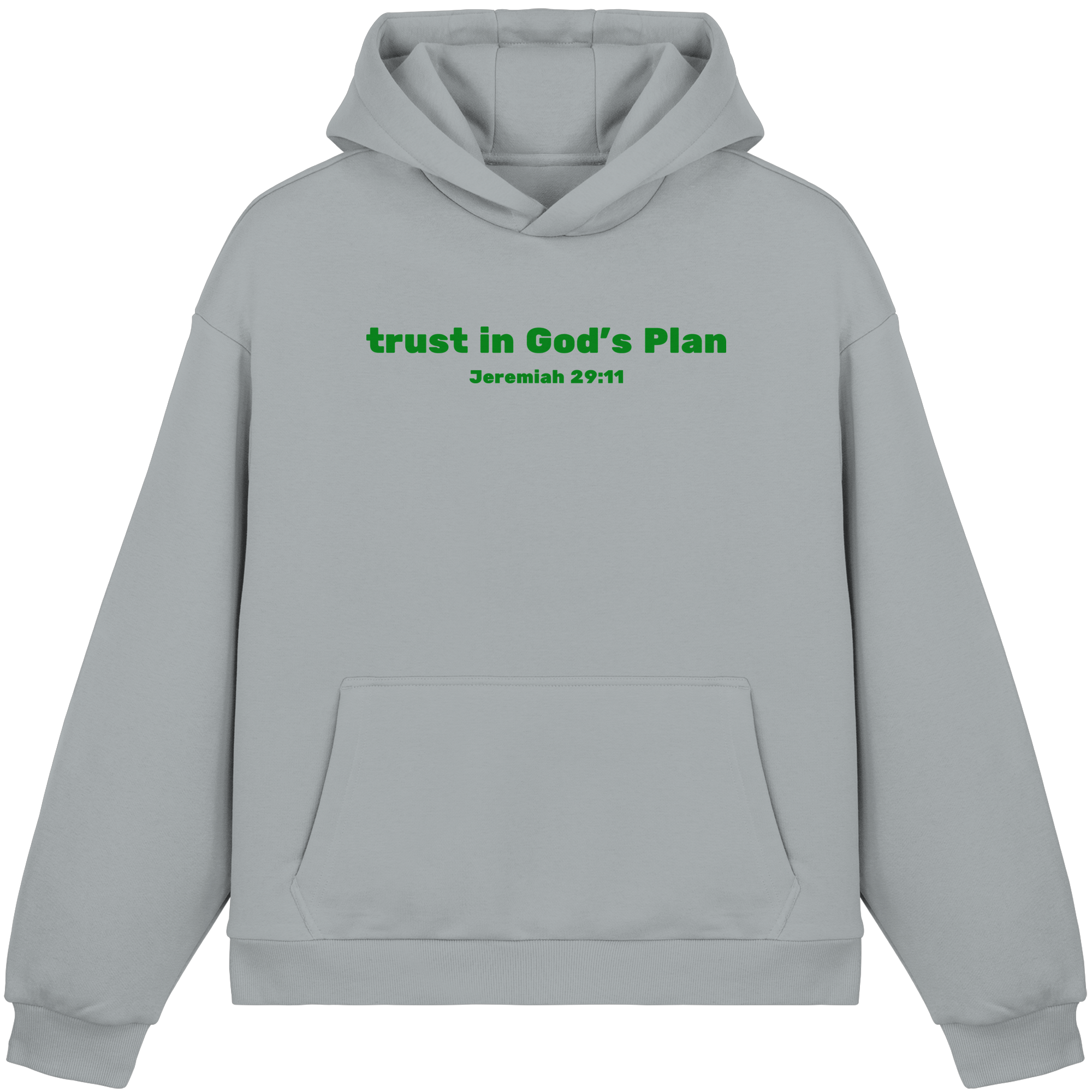 Trust in Gods Plan - Fluffy Boxcut Hoodie