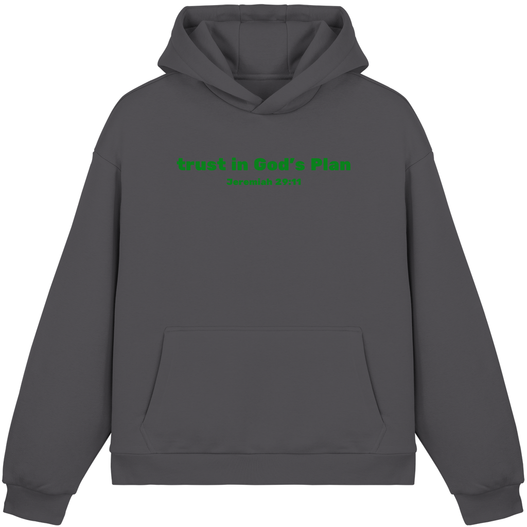 Trust in Gods Plan - Fluffy Boxcut Hoodie
