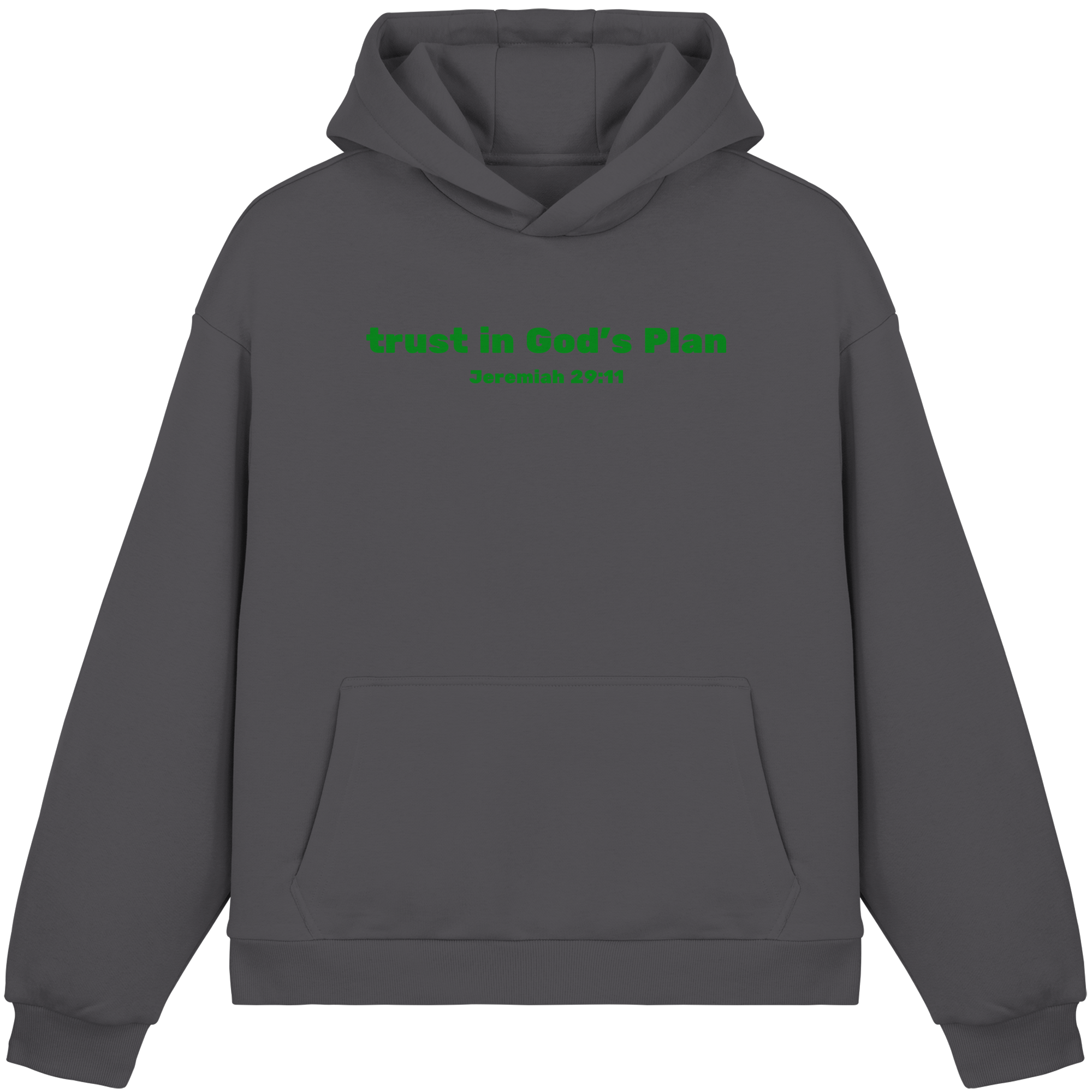 Trust in Gods Plan - Fluffy Boxcut Hoodie