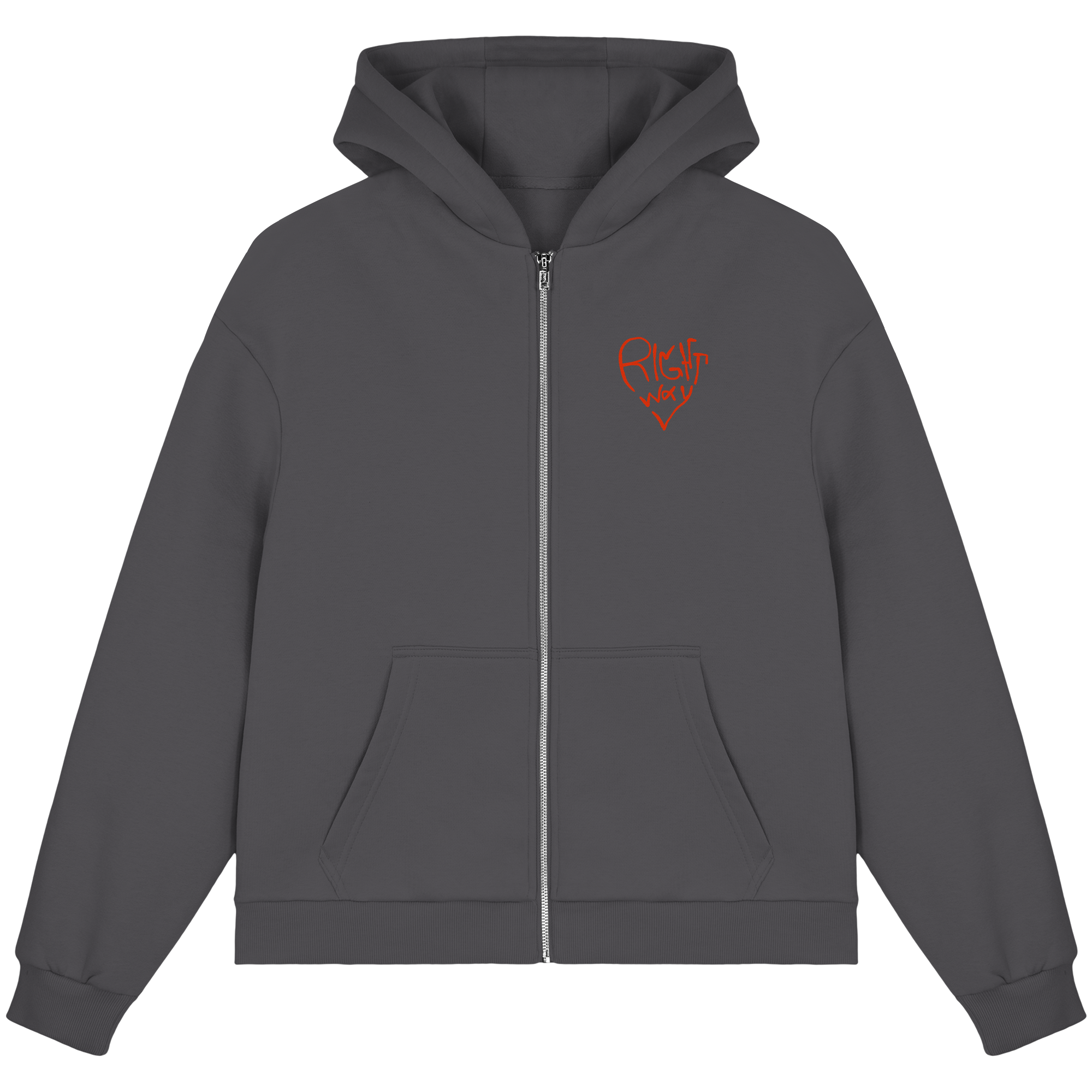 Love is Patient - Fluffy Boxcut Zipper