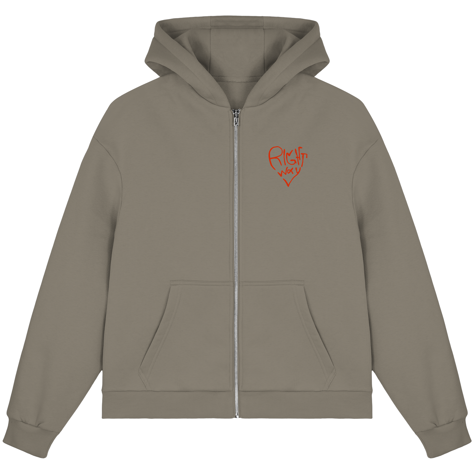 Love is Patient - Fluffy Boxcut Zipper