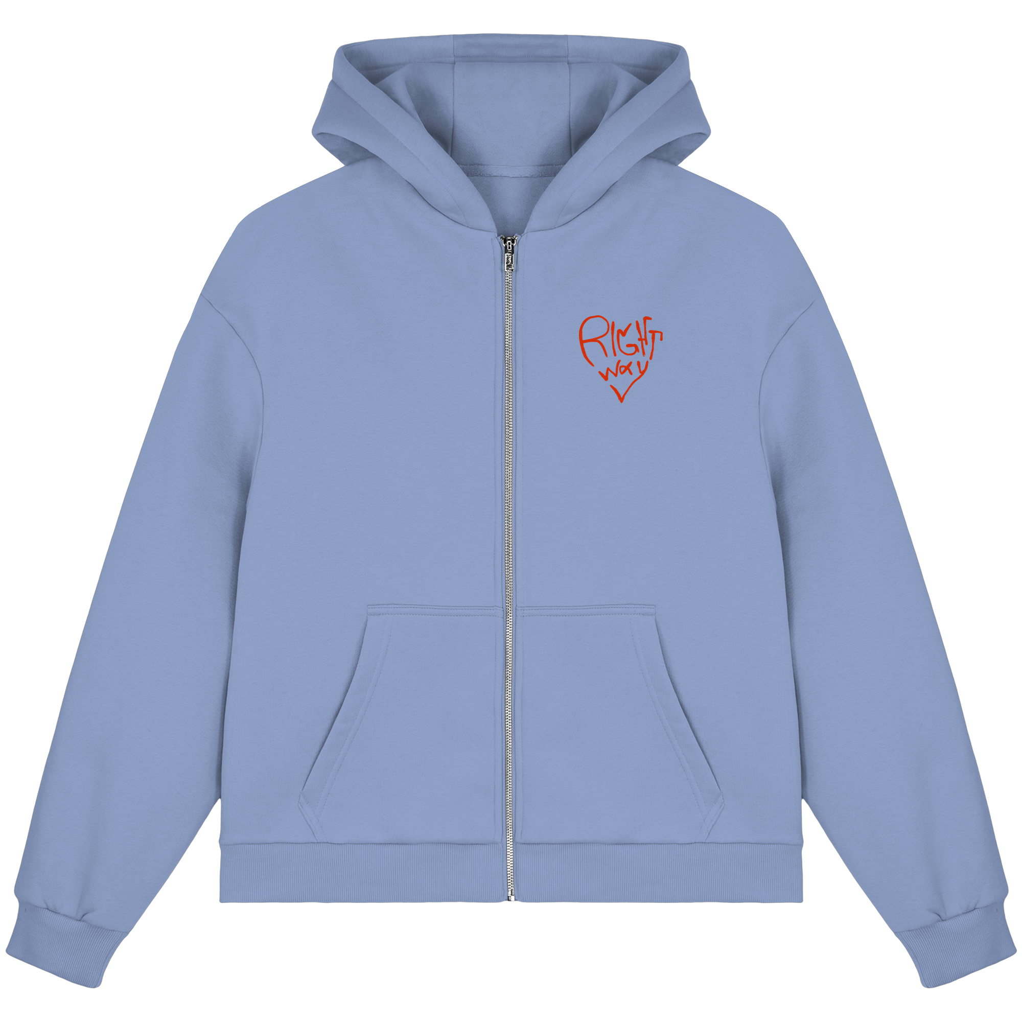 Love is Patient - Fluffy Boxcut Zipper