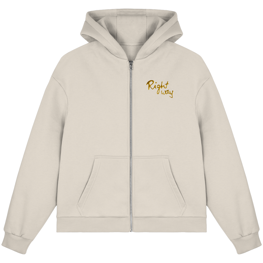 Words sweeter than Honey - Fluffy Boxcut Zipper