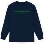 Trust in Gods Plan - Organic Heavy Oversized Longsleeve T-Shirt