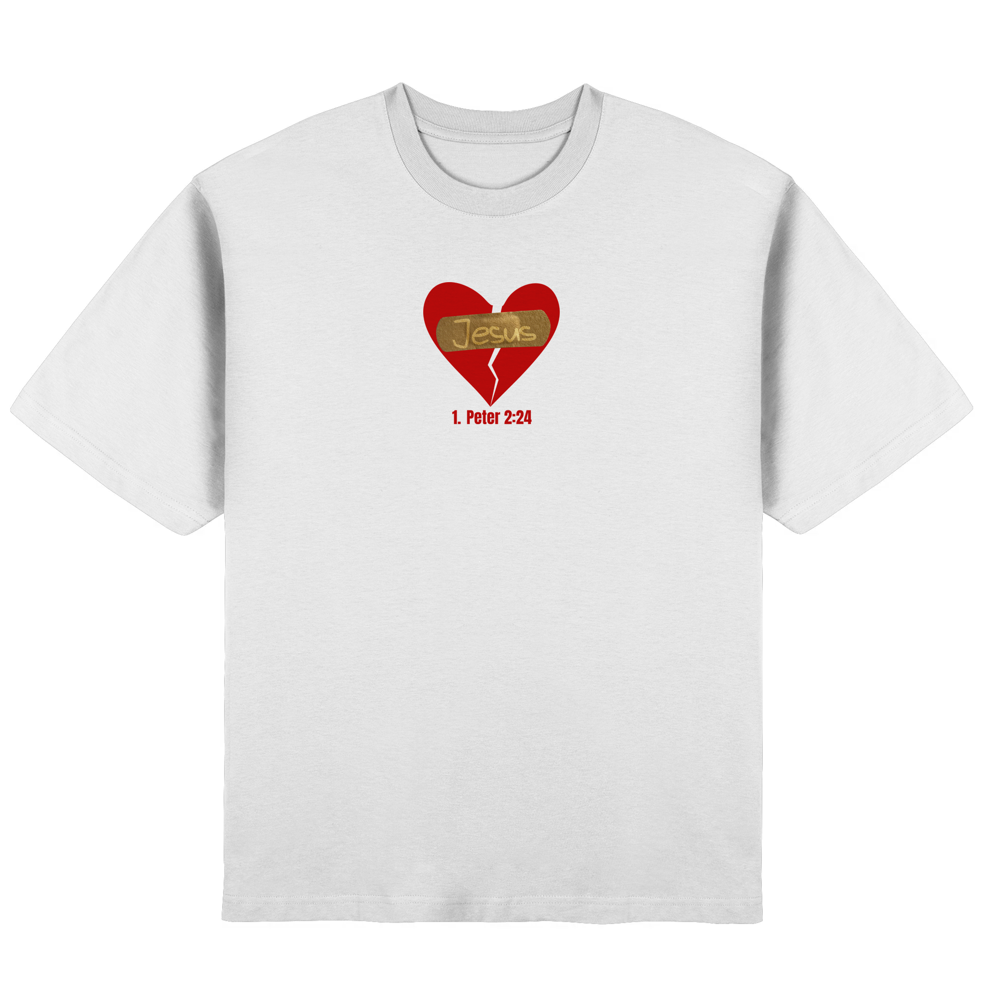 Jesus heals - Streetwear Oversized T-Shirt