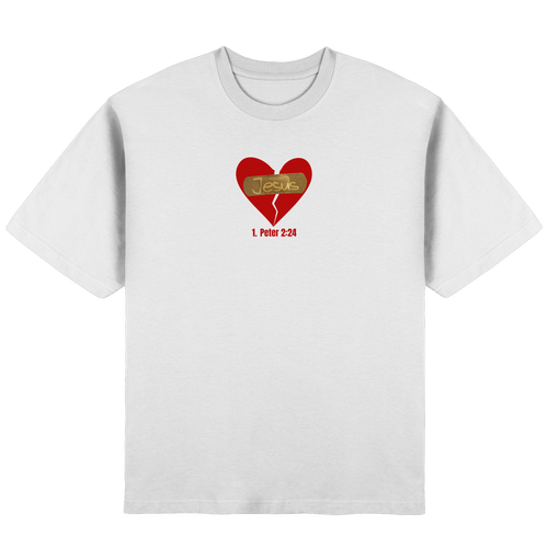 Jesus heals - Streetwear Oversized T-Shirt
